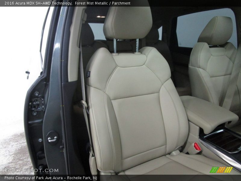Forest Mist Metallic / Parchment 2016 Acura MDX SH-AWD Technology
