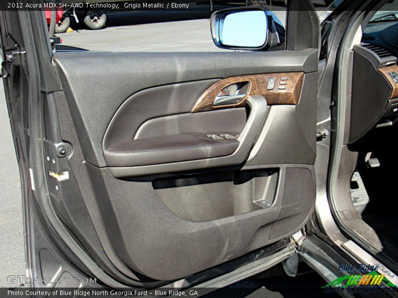 Grigio Metallic / Ebony 2012 Acura MDX SH-AWD Technology