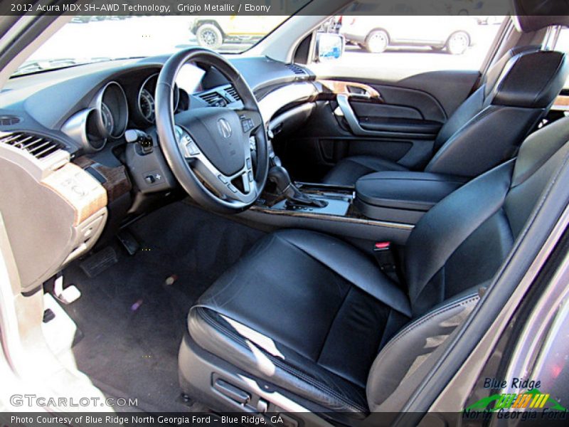 Grigio Metallic / Ebony 2012 Acura MDX SH-AWD Technology