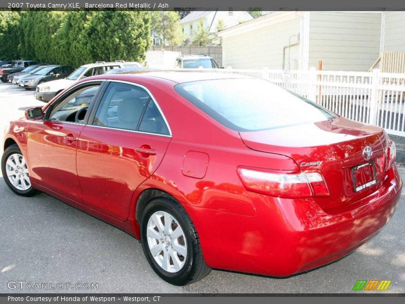 Barcelona Red Metallic / Ash 2007 Toyota Camry XLE