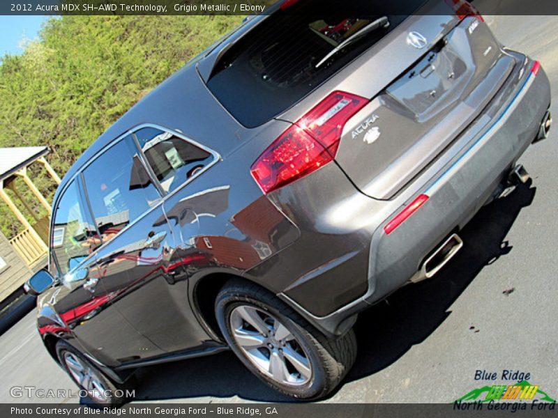 Grigio Metallic / Ebony 2012 Acura MDX SH-AWD Technology