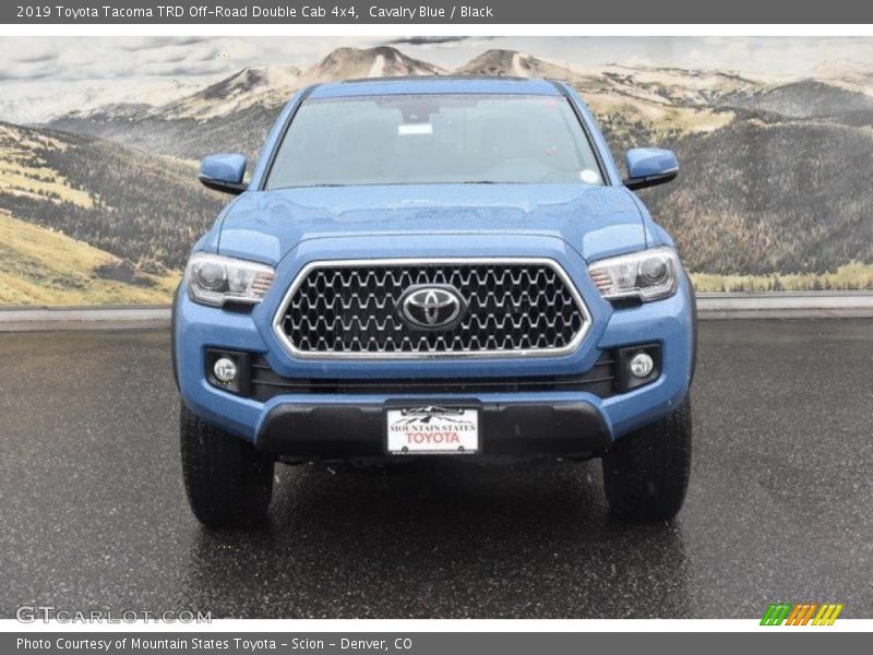 Cavalry Blue / Black 2019 Toyota Tacoma TRD Off-Road Double Cab 4x4