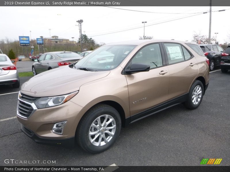 Sandy Ridge Metallic / Medium Ash Gray 2019 Chevrolet Equinox LS