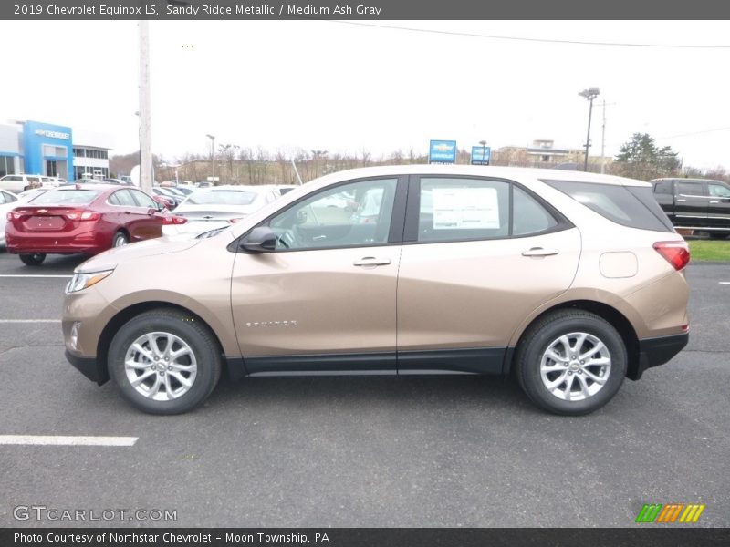 Sandy Ridge Metallic / Medium Ash Gray 2019 Chevrolet Equinox LS