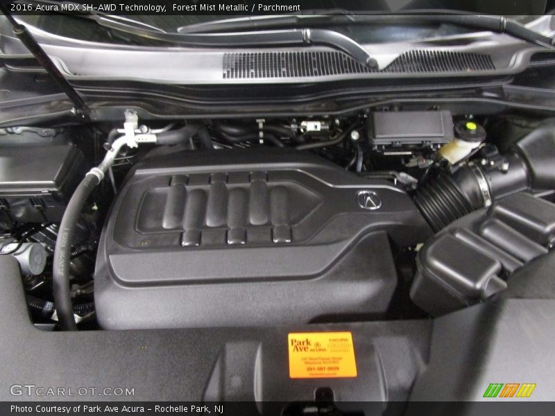 Forest Mist Metallic / Parchment 2016 Acura MDX SH-AWD Technology