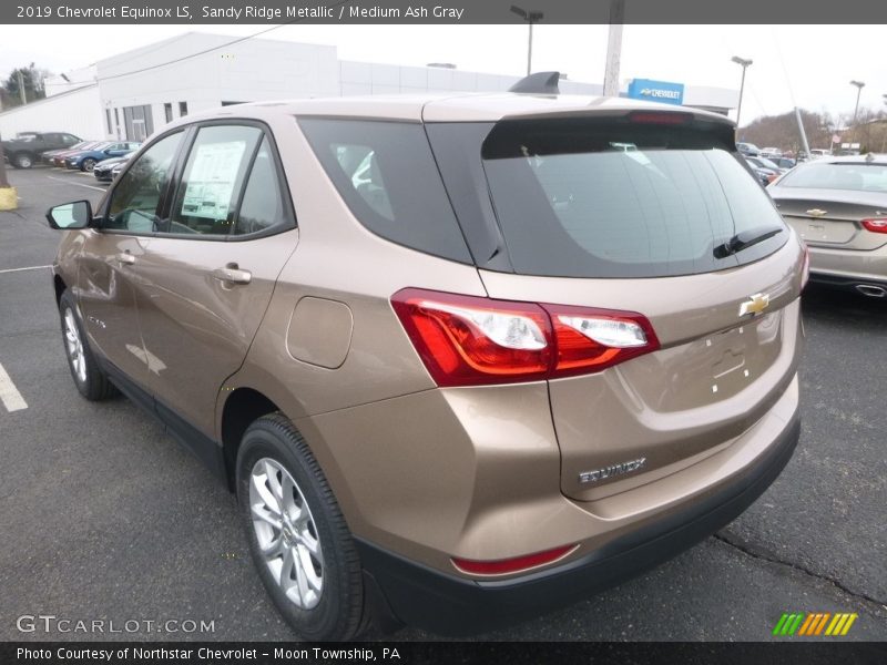 Sandy Ridge Metallic / Medium Ash Gray 2019 Chevrolet Equinox LS