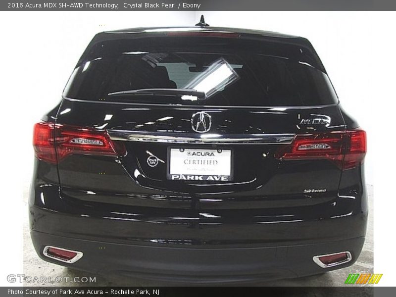 Crystal Black Pearl / Ebony 2016 Acura MDX SH-AWD Technology