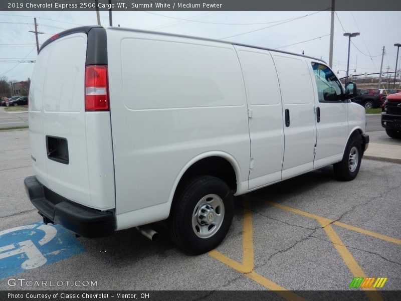 Summit White / Medium Pewter 2019 Chevrolet Express 2500 Cargo WT