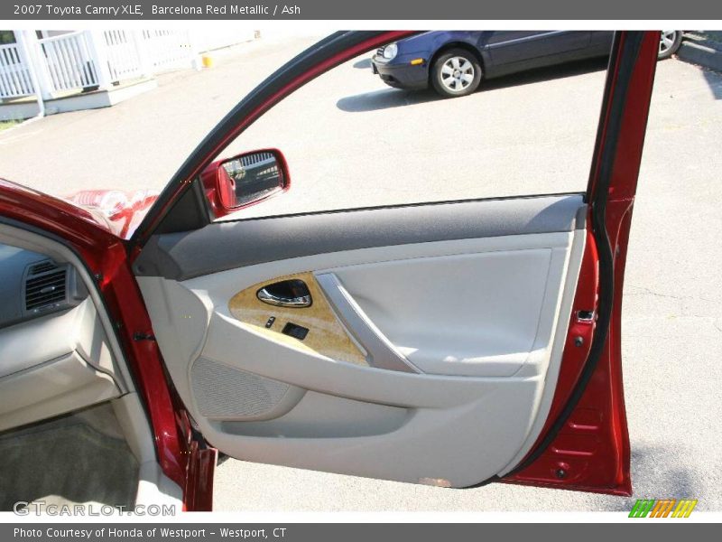 Barcelona Red Metallic / Ash 2007 Toyota Camry XLE