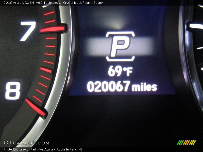 Crystal Black Pearl / Ebony 2016 Acura MDX SH-AWD Technology