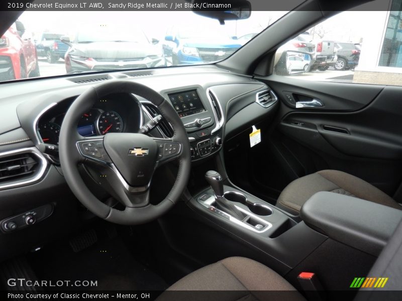 Sandy Ridge Metallic / Jet Black/Cinnamon 2019 Chevrolet Equinox LT AWD