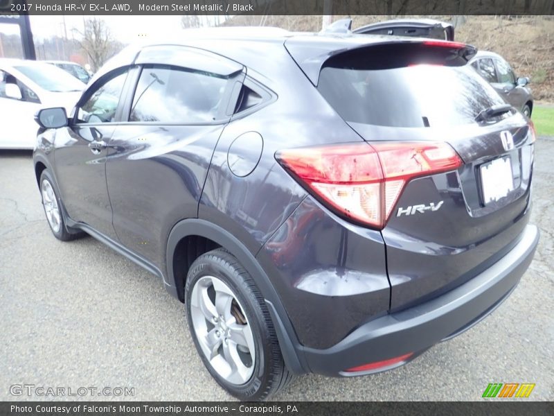 Modern Steel Metallic / Black 2017 Honda HR-V EX-L AWD