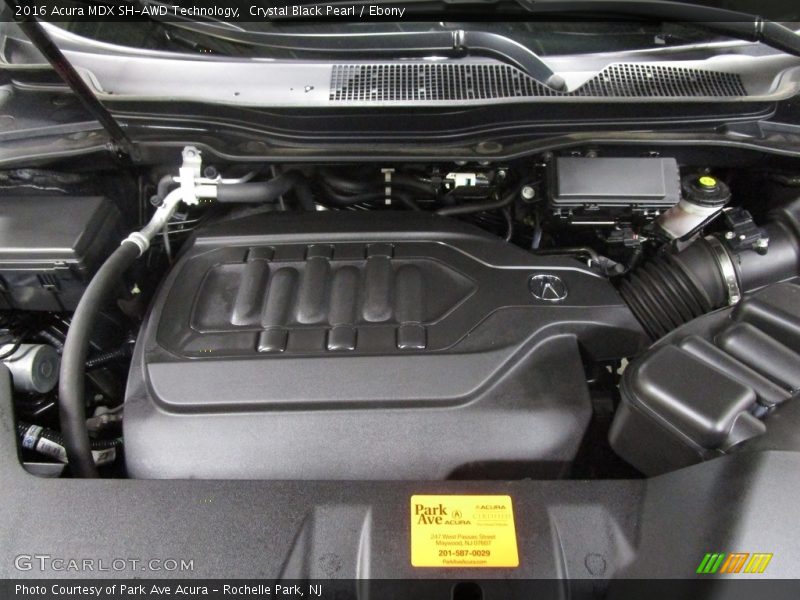 Crystal Black Pearl / Ebony 2016 Acura MDX SH-AWD Technology