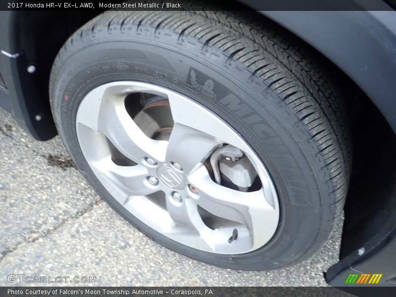 Modern Steel Metallic / Black 2017 Honda HR-V EX-L AWD