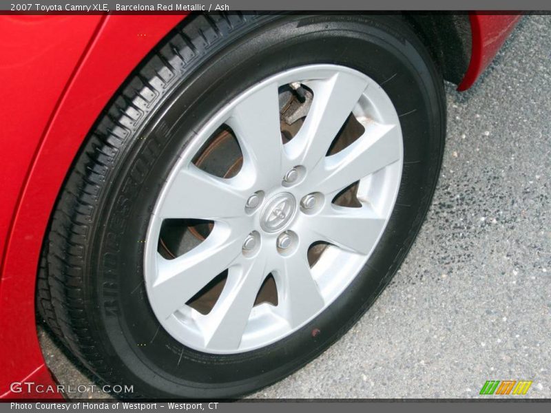 Barcelona Red Metallic / Ash 2007 Toyota Camry XLE
