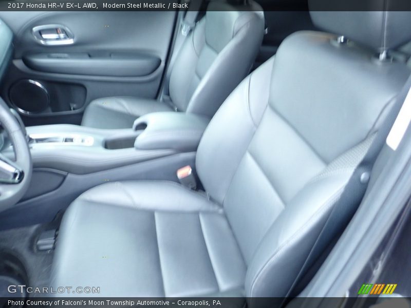 Modern Steel Metallic / Black 2017 Honda HR-V EX-L AWD