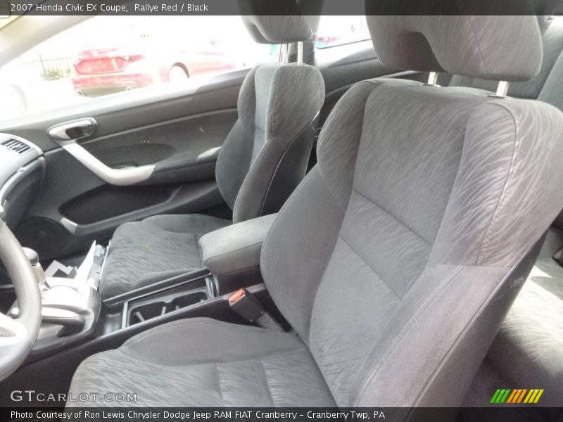 Rallye Red / Black 2007 Honda Civic EX Coupe