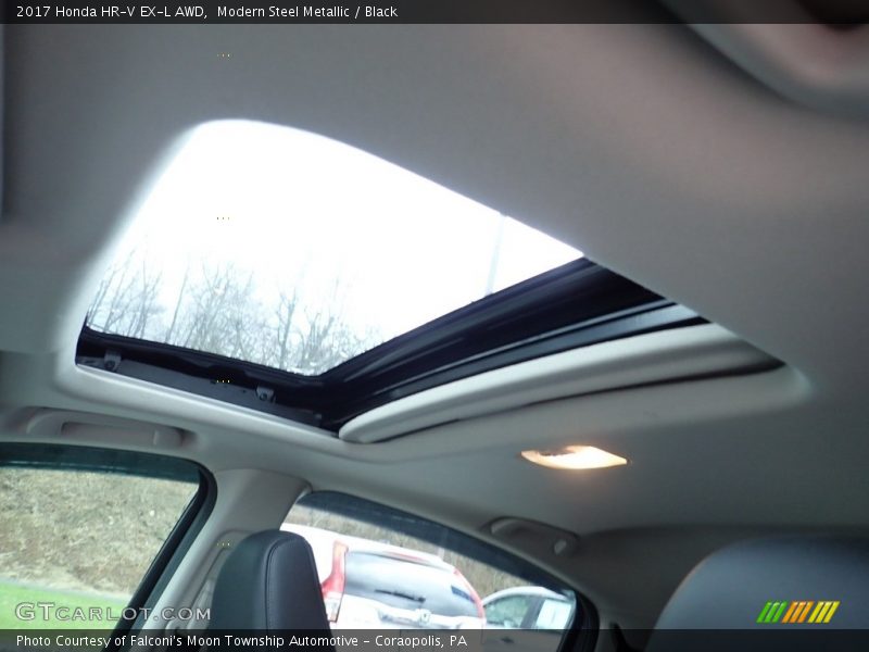 Modern Steel Metallic / Black 2017 Honda HR-V EX-L AWD