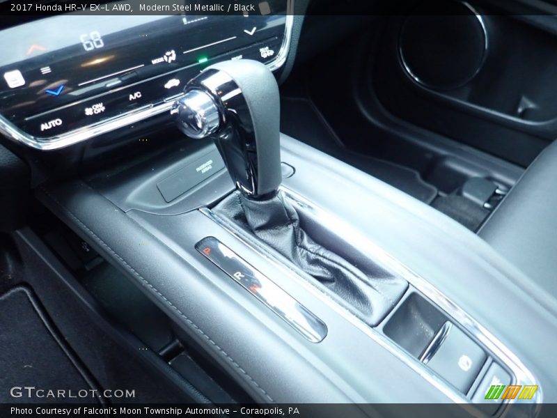Modern Steel Metallic / Black 2017 Honda HR-V EX-L AWD