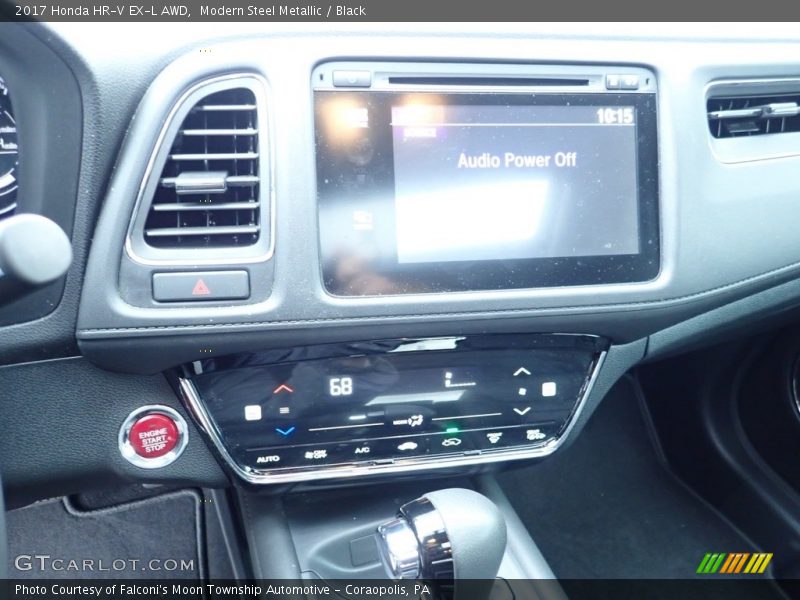 Modern Steel Metallic / Black 2017 Honda HR-V EX-L AWD
