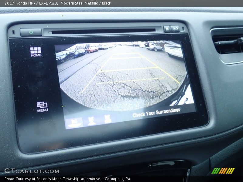 Modern Steel Metallic / Black 2017 Honda HR-V EX-L AWD