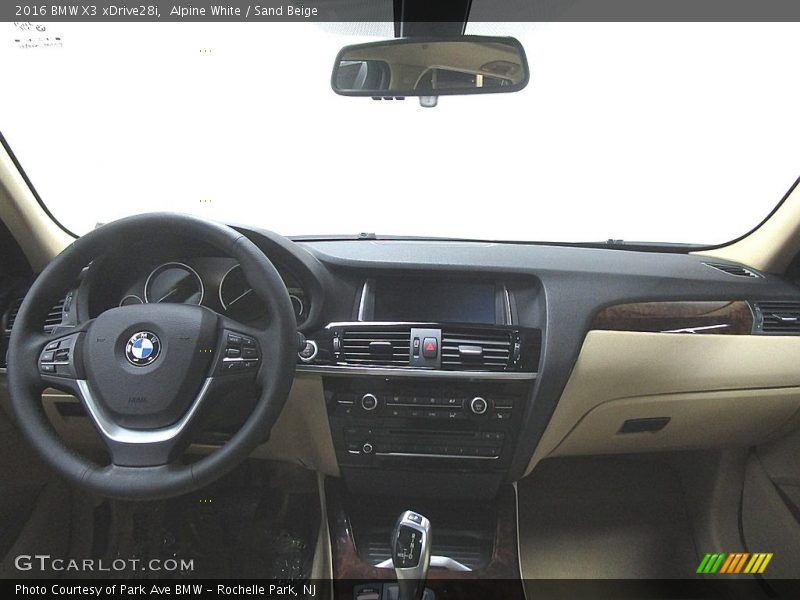 Alpine White / Sand Beige 2016 BMW X3 xDrive28i