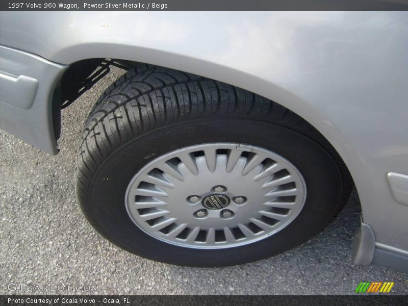 Pewter Silver Metallic / Beige 1997 Volvo 960 Wagon