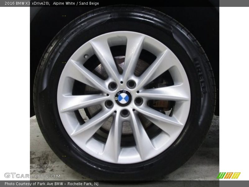 Alpine White / Sand Beige 2016 BMW X3 xDrive28i
