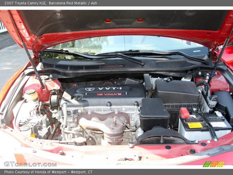 Barcelona Red Metallic / Ash 2007 Toyota Camry XLE