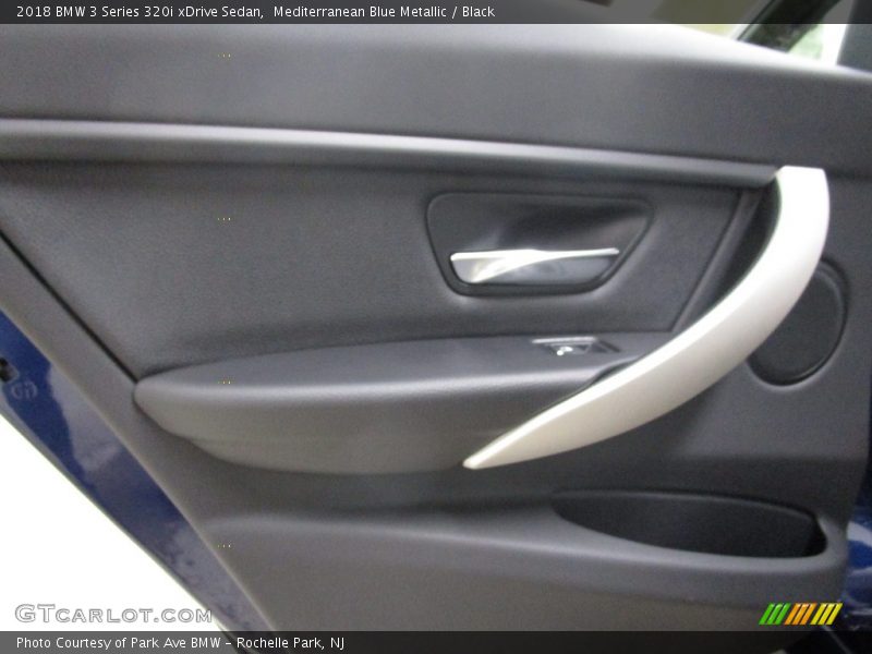 Mediterranean Blue Metallic / Black 2018 BMW 3 Series 320i xDrive Sedan