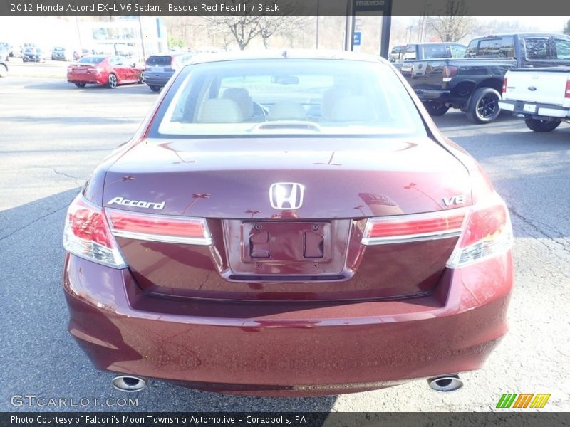 Basque Red Pearl II / Black 2012 Honda Accord EX-L V6 Sedan