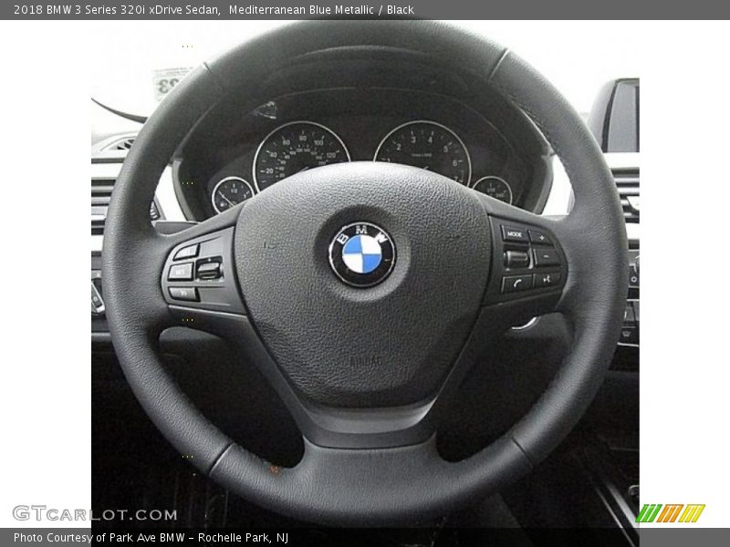 Mediterranean Blue Metallic / Black 2018 BMW 3 Series 320i xDrive Sedan