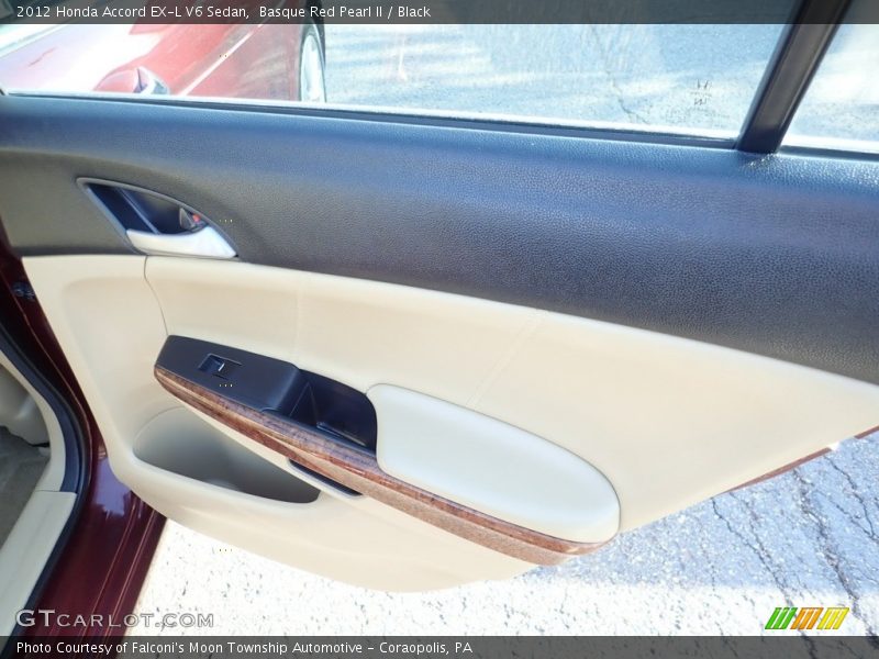 Basque Red Pearl II / Black 2012 Honda Accord EX-L V6 Sedan