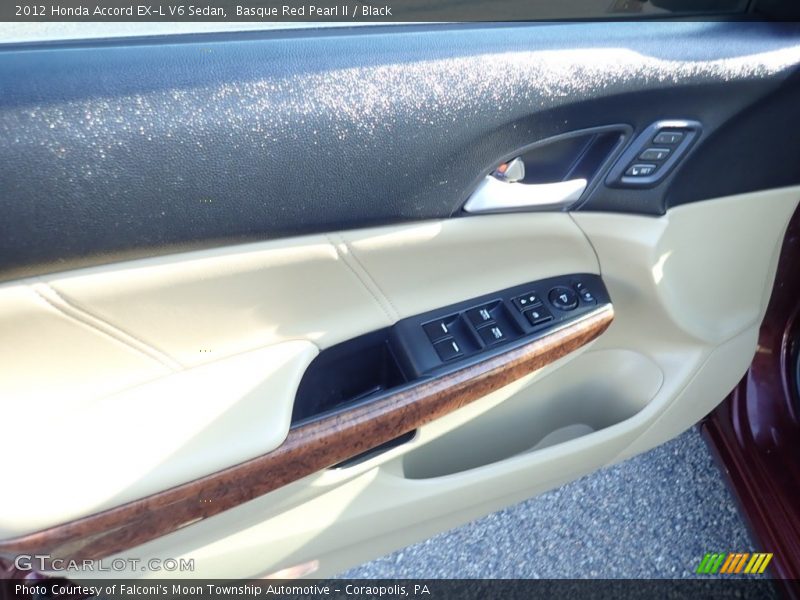 Basque Red Pearl II / Black 2012 Honda Accord EX-L V6 Sedan