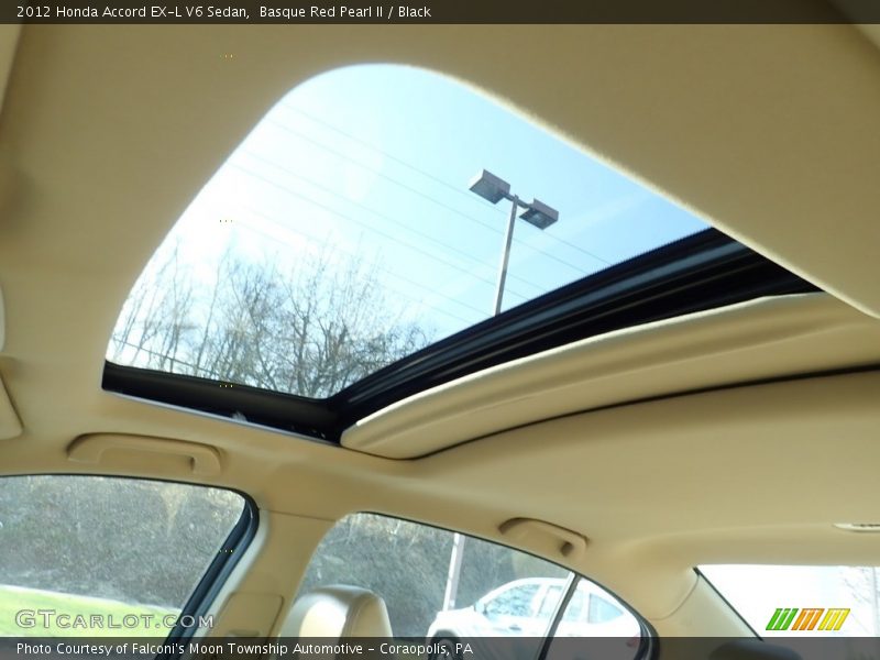 Basque Red Pearl II / Black 2012 Honda Accord EX-L V6 Sedan