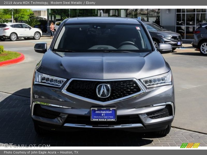 Modern Steel Metallic / Ebony 2019 Acura MDX Technology