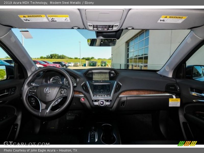 Modern Steel Metallic / Ebony 2019 Acura MDX Technology