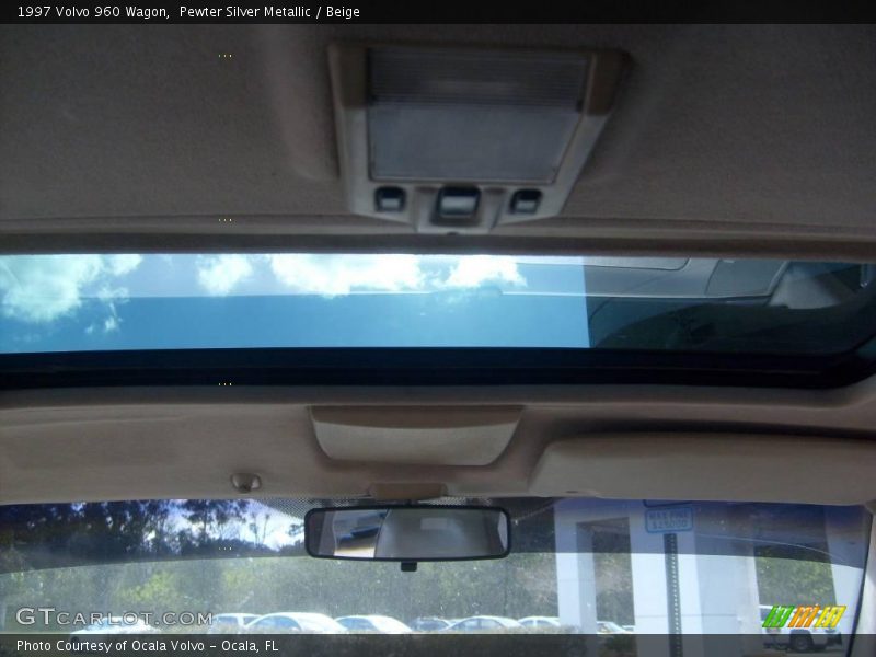 Pewter Silver Metallic / Beige 1997 Volvo 960 Wagon