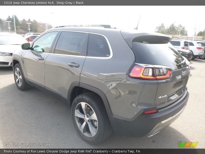 Sting-Gray / Black 2019 Jeep Cherokee Limited 4x4