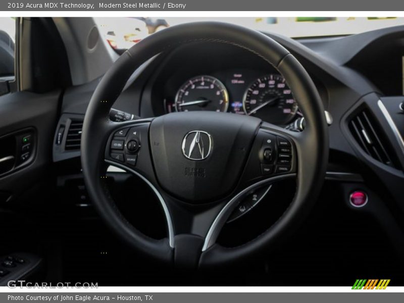 Modern Steel Metallic / Ebony 2019 Acura MDX Technology