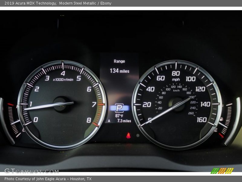 Modern Steel Metallic / Ebony 2019 Acura MDX Technology