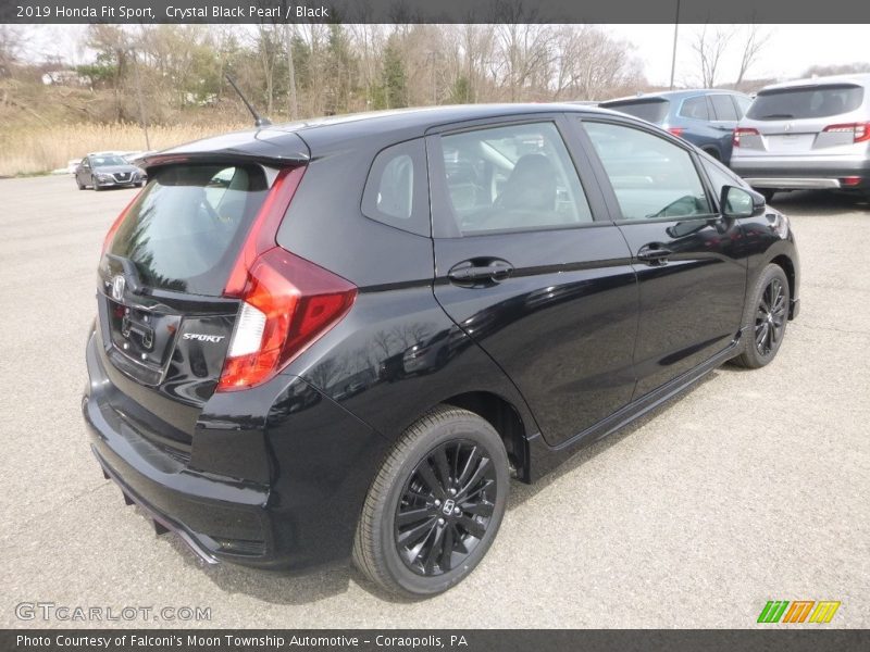 Crystal Black Pearl / Black 2019 Honda Fit Sport