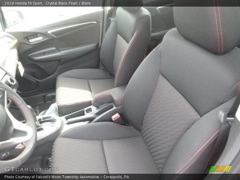 Crystal Black Pearl / Black 2019 Honda Fit Sport