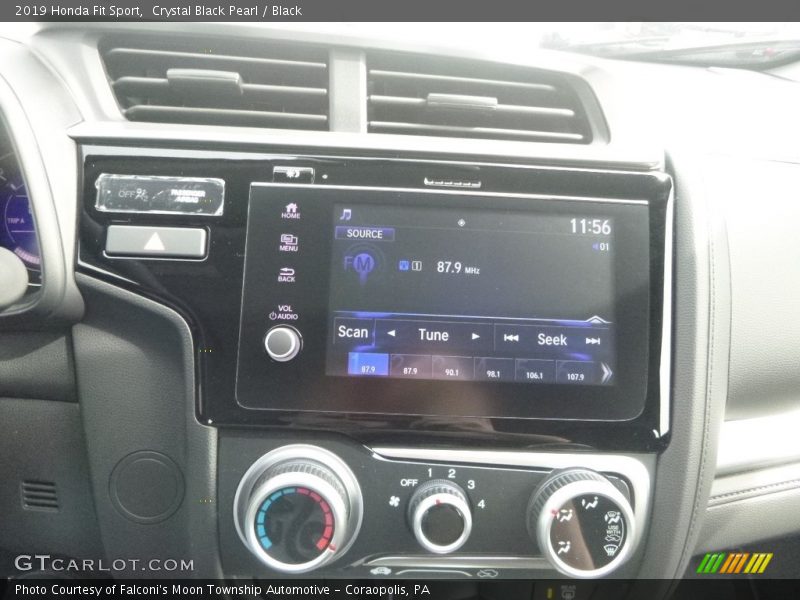 Crystal Black Pearl / Black 2019 Honda Fit Sport
