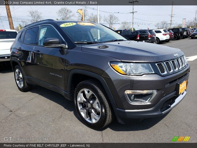 Granite Crystal Metallic / Black 2019 Jeep Compass Limited 4x4