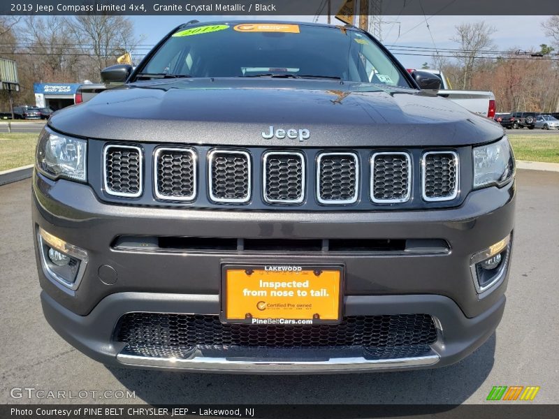 Granite Crystal Metallic / Black 2019 Jeep Compass Limited 4x4
