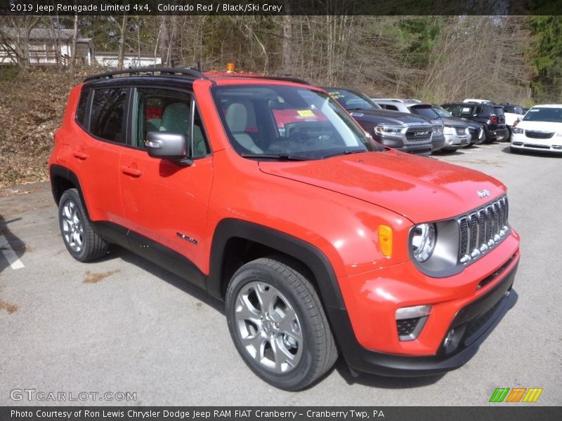 Colorado Red / Black/Ski Grey 2019 Jeep Renegade Limited 4x4