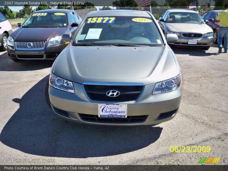 Natural Khaki / Gray 2007 Hyundai Sonata GLS