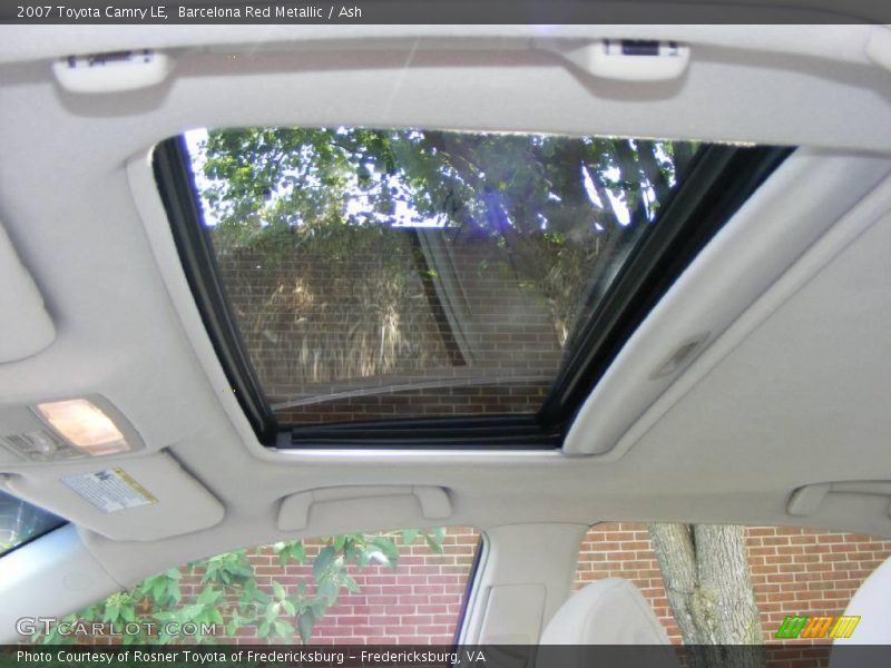 Barcelona Red Metallic / Ash 2007 Toyota Camry LE