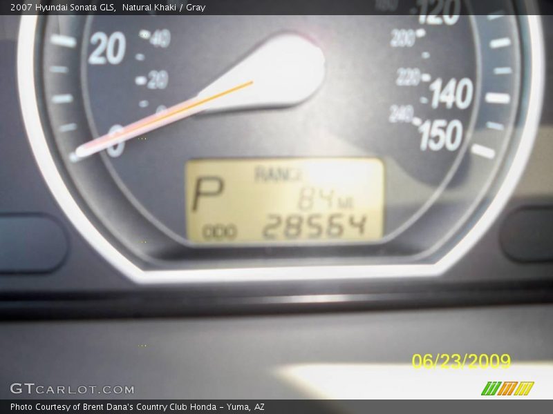 Natural Khaki / Gray 2007 Hyundai Sonata GLS